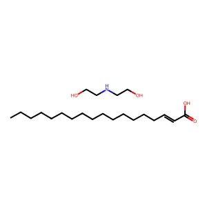 Octadecenoic acid, compd. with 2,2'-iminobis(ethanol) (1:1) structure