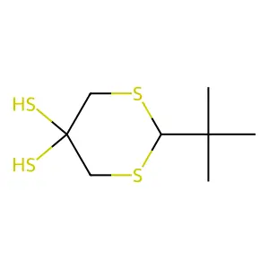 2-tert-Butyl-1,3-dithiane-5,5-dithiol structure