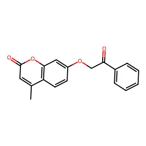 4-Methyl-7-(2-oxo-2-phenyl-ethoxy)-chromen-2-one structure