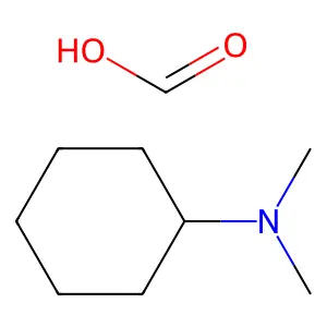 Formic acid, compd. with N,N-dimethylcyclohexanamine (1:1) structure