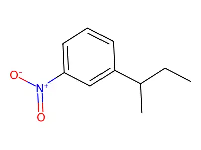 (1-Methylpropyl)nitrobenzene structure