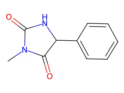 3-Methyl-5-phenylhydantoin structure