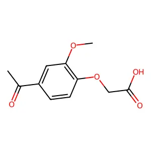 2-(4-Acetyl-2-methoxy-phenoxy)acetate structure