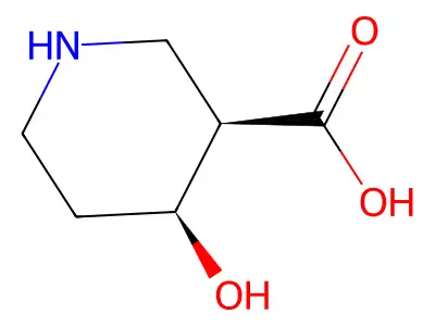 顺式-4-羟基哌啶甲酸 structure