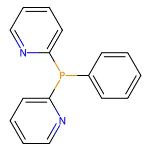 2-[Phenyl(pyridin-2-yl)phosphanyl]pyridine structure