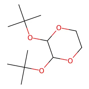 2,3-DI-T-Butoxy-1,4-dioxane structure