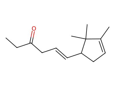 5-Hexen-3-one, 6-(2,2,3-trimethyl-3-cyclopenten-1-yl)- structure