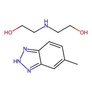 Ethanol, 2,2'-iminobis-, compd. with 6-methyl-1H-benzotriazole (1:1) structure
