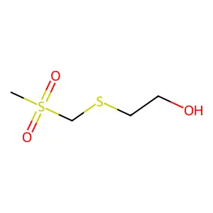 2-[[(Methylsulfonyl)methyl]thio]ethanol structure