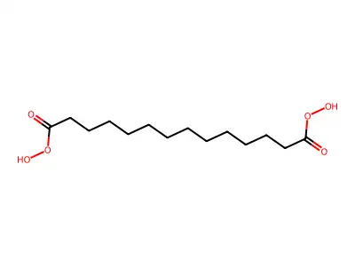 Tetradecanediperoxoic acid structure