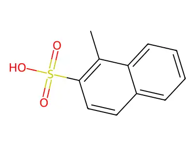 1-Methyl-2-naphthalenesulfonic acid structure