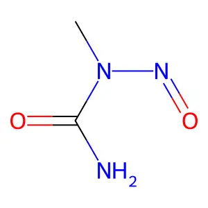 N-亞硝基-N-甲基尿素 structure