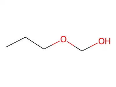 Propoxymethanol structure
