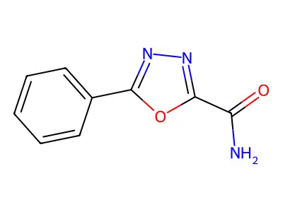 5-Phenyl-1,3,4-oxadiazole-2-carboxamide structure