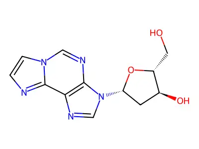 1,N(6)-Ethenodeoxyadenosine structure
