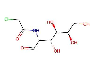 Galactose, 2-deoxy-2-(chloroacetamido)-, D- structure
