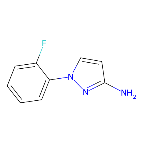 1-(2-Fluorophenyl)-1H-pyrazol-3-amine structure