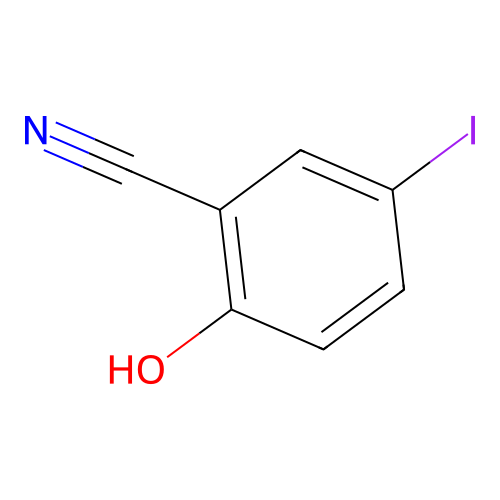 2-Hydroxy-5-iodo-benzonitrile structure