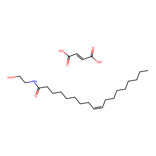 2-Butenedioic acid (2Z)-, 2-[[(9Z)-1-oxo-9-octadecen-1-yl]amino]ethyl ester structure