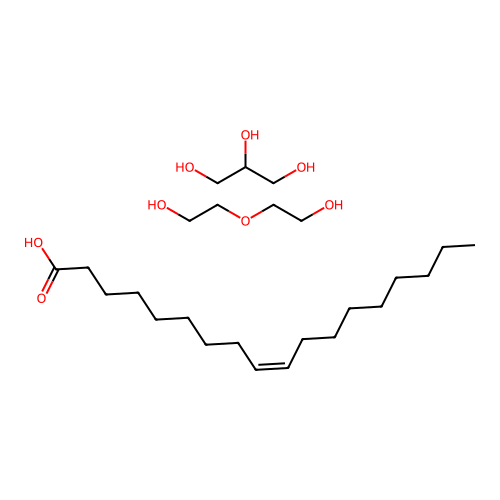 9-Octadecenoic acid (9Z)-, mixed esters with diethylene glycol and glycerol structure