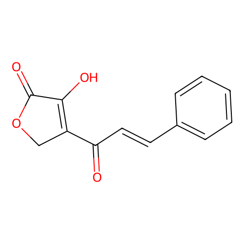 2(5H)-Furanone, 3-hydroxy-4-(1-oxo-3-phenyl-2-propenyl)- structure