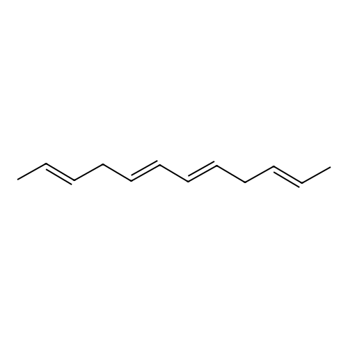 (2E,5E,7E,10E)-dodeca-2,5,7,10-tetraene structure