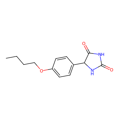 5-(4-Butoxyphenyl)imidazolidine-2,4-dione structure