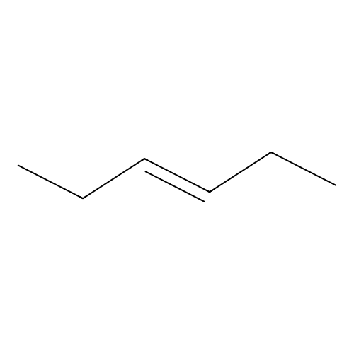 trans-3-Hexene structure