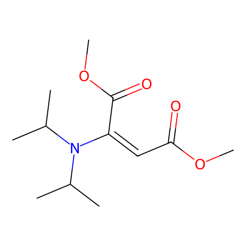Dimethyl 2-(diisopropylamino)maleate structure
