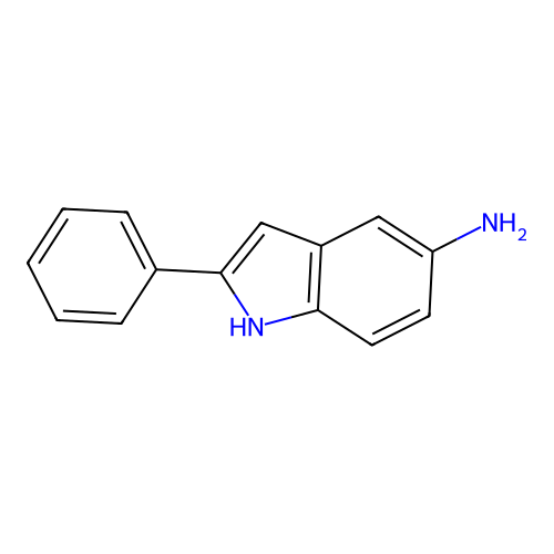 2-phenyl-1H-indol-5-amine structure