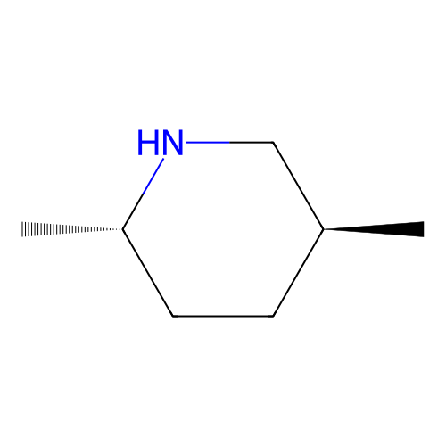 (2S,5S)-2,5-dimethylpiperidine structure