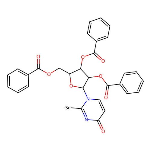 [3,4-dibenzoyloxy-5-(2- structure