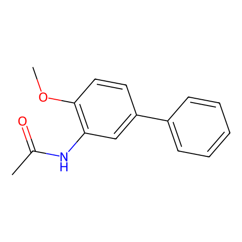 N-(4-甲氧基联苯-3-基)乙酰胺 structure
