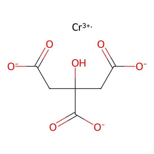 Chromic citrate structure