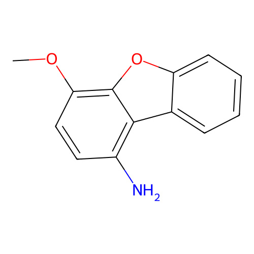 4-Methoxydibenzofuran-1-amine structure