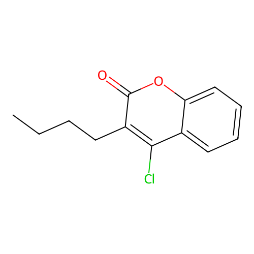 3-Butyl-4-chlorochromen-2-one structure