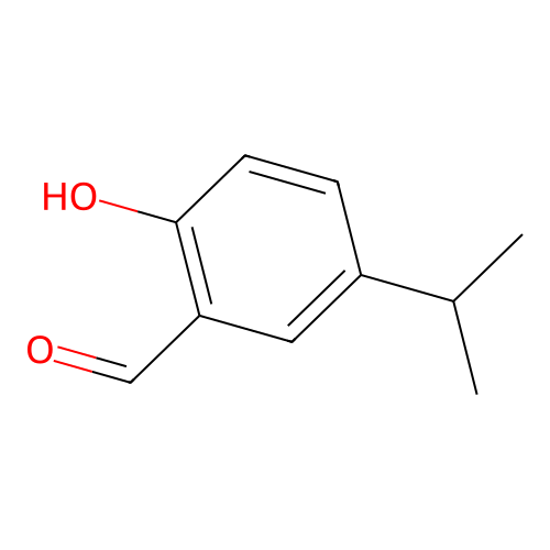2-Hydroxy-5-(propan-2-yl)benzaldehyde structure