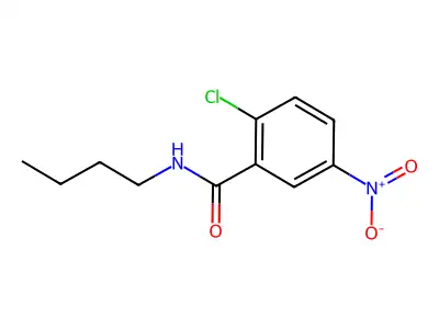 N-butyl-2-chloro-5-nitrobenzamide structure