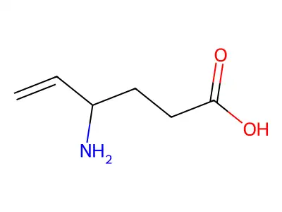 4-氨基-5-己烯酸 structure