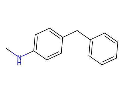 4-benzyl-N-methylaniline structure