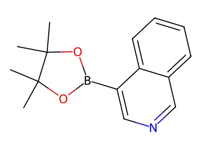 4-(4,4,5,5-Tetramethyl-1,3,2-dioxaborolan-2-yl)isoquinoline structure