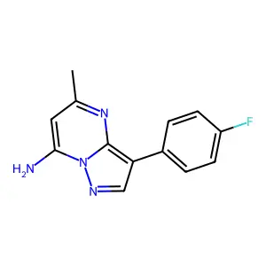 3-(4-Fluorophenyl)-5-methylpyrazolo[1,5-a]pyrimidin-7-amine structure