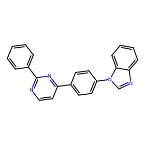 1-[4-(2-phenyl-4-pyrimidinyl)phenyl]-1H-1,3-benzimidazole structure