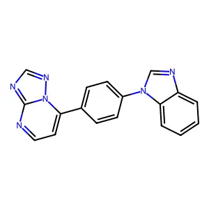 7-[4-(1H-Benzimidazol-1-yl)phenyl][1,2,4]triazolo[1,5-a]pyrimidine structure