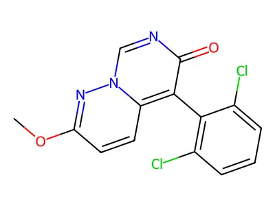 5-(2,6-dichlorophenyl)-2-methoxy-6H-pyrimido[1,6-b]pyridazin-6-one structure