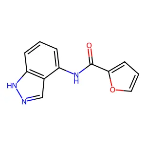 N-(1H-indazol-4-yl)furan-2-carboxamide structure