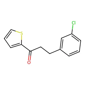 3-(3-Chlorophenyl)-1-(2-thienyl)-1-propanone structure