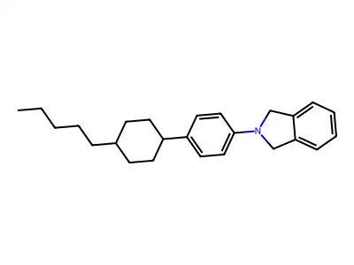 2-[4-(4-Pentylcyclohexyl)phenyl]isoindoline structure