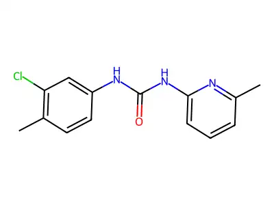 N-(3-Chloro-4-methylphenyl)-N'-(6-methyl-2-pyridinyl)urea structure