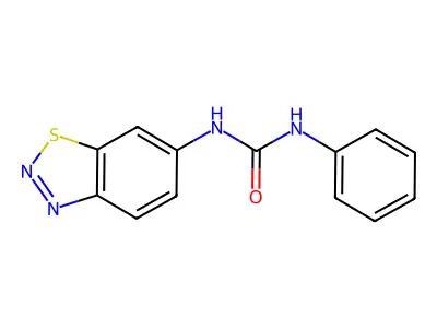 N-1,2,3-Benzothiadiazol-6-yl-N'-phenylurea structure